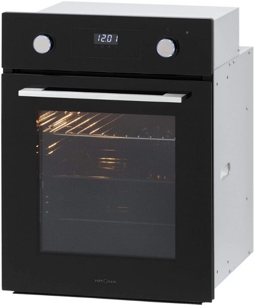 Духовой шкаф KRONA Соната 45 черное стекло (Sonata 45 BL G2) (preview 3)