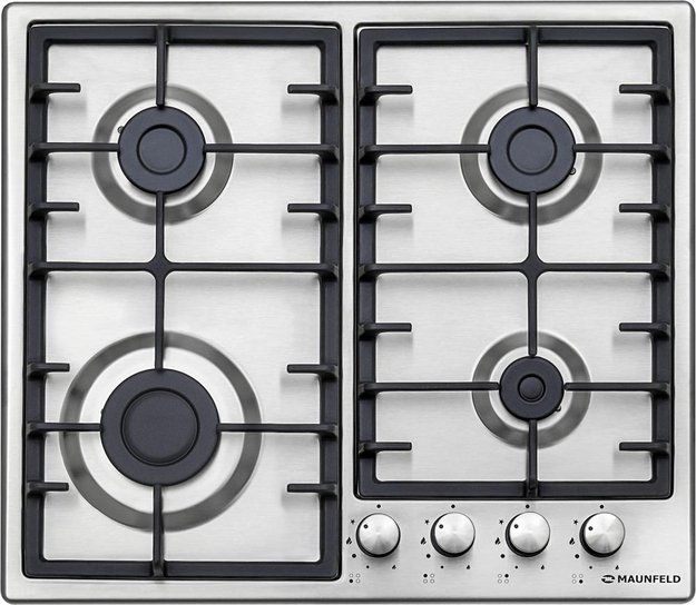 Газовая варочная панель MAUNFELD EGHS.64.3CS/G (фото 1) Газовая варочная панель MAUNFELD EGHS.64.3CS/G (preview 1)