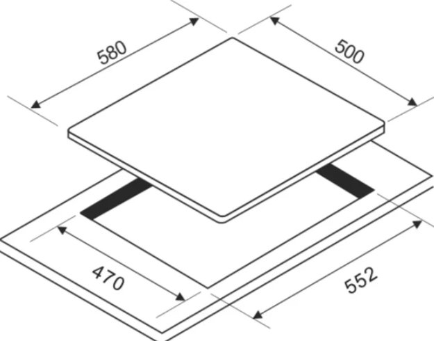 Варочная панель Zigmund Shtain GN 38.61 S (фото 3) Варочная панель Zigmund Shtain GN 38.61 S (preview 3)