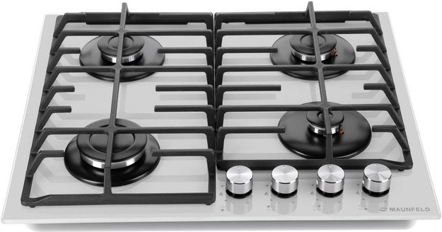 Газовая варочная панель MAUNFELD EGHG.64.6CW/G (фото 4) Газовая варочная панель MAUNFELD EGHG.64.6CW/G (preview 4)