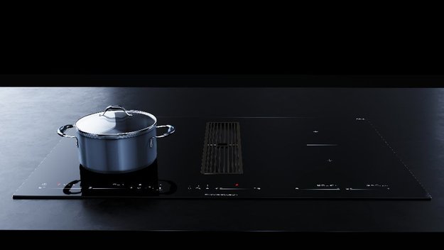 Варочная панель с вытяжкой Kuppersbusch KMI 8590.0 SR Silver Chrome (фото 6) Варочная панель с вытяжкой Kuppersbusch KMI 8590.0 SR Silver Chrome (preview 6)