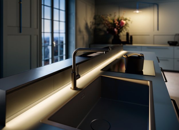 Система хранения Falmec MONOLITH 90 VETRO NERO KACL.455#NF (preview 2)