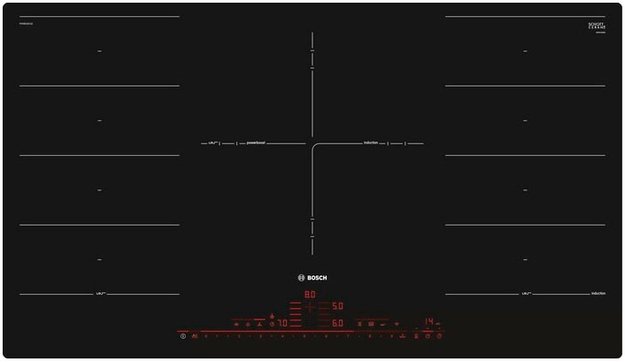 Индукционная варочная панель Bosch PXV901DV1E (фото 2) Индукционная варочная панель Bosch PXV901DV1E (preview 2)