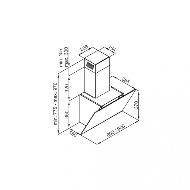 Кухонная вытяжка MAUNFELD Aurora 60 черный матовый (фото 17) Кухонная вытяжка MAUNFELD Aurora 60 черный матовый (preview 17)