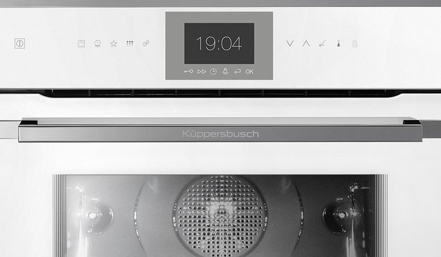 Компактный духовой шкаф с паром Kuppersbusch CBD 6550.0 W3 Silver Chrome (фото 2) Компактный духовой шкаф с паром Kuppersbusch CBD 6550.0 W3 Silver Chrome (preview 2)