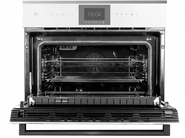 Компактный духовой шкаф с микроволнами Kuppersbusch CBM 6550.0 W1 Stainless Steel (preview 2)