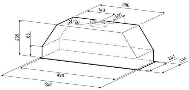 Вытяжка Krona RUNA 600 inox S (preview 12)