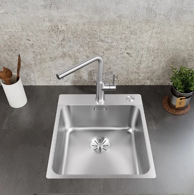 Мойка BLANCO SOLIS 400-IF/A нержавеющая сталь, клапан-автомат (preview 2)