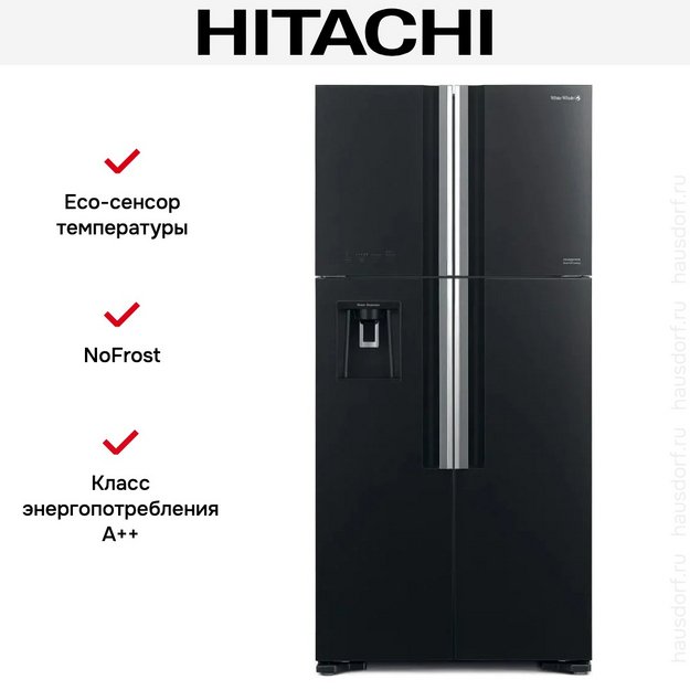 Холодильник Hitachi R-W 660 PUC7 GGR (preview 4)