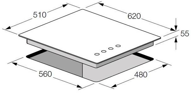 Варочная панель Fulgor Milano FCH 604 G BK (фото 4) Варочная панель Fulgor Milano FCH 604 G BK (preview 4)