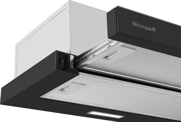Встраиваемая вытяжка Weissgauff TEL 600 2M Black Glass (preview 6)
