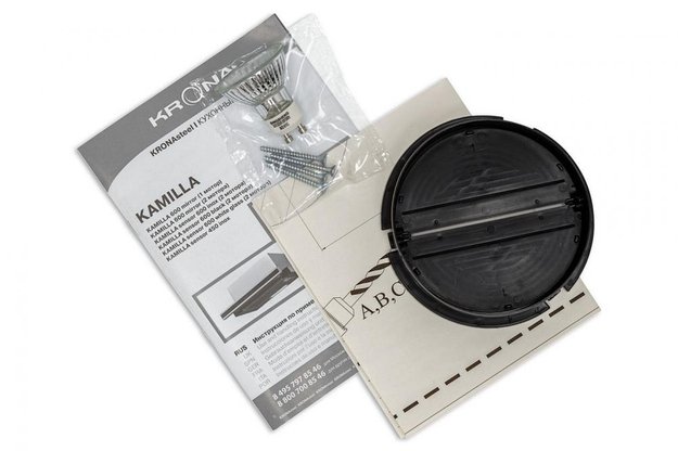 Встраиваемая вытяжка KRONA Kamilla sensor 600 white glass (2 мотора) (фото 10) Встраиваемая вытяжка KRONA Kamilla sensor 600 white glass (2 мотора) (preview 10)