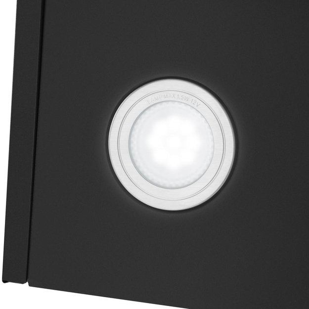 Кухонная вытяжка MAUNFELD Moon 60 черный\вставка сатин (фото 10) Кухонная вытяжка MAUNFELD Moon 60 черный\вставка сатин (preview 10)