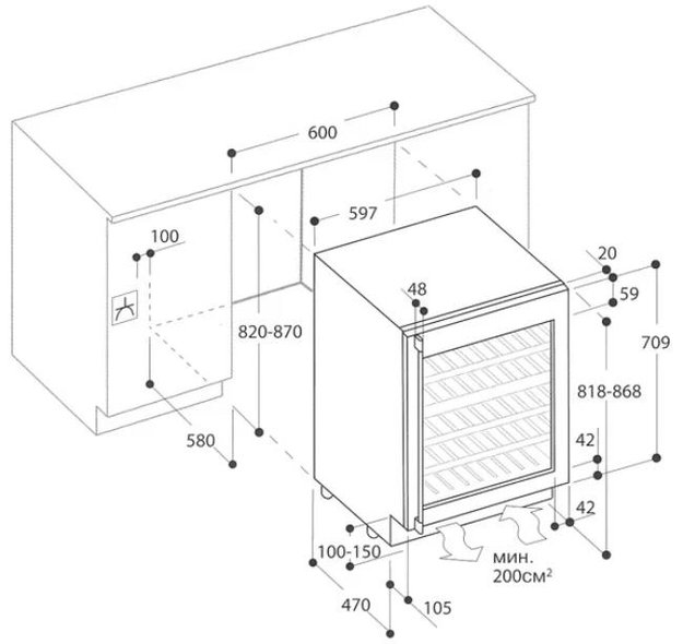 Винный шкаф Gaggenau RW 404-260 (фото 3) Винный шкаф Gaggenau RW 404-260 (preview 3)