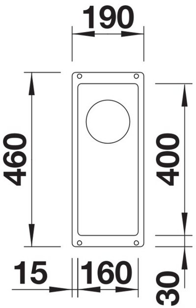 Мойка BLANCO SUBLINE 160-U Silgranit черный (preview 2)