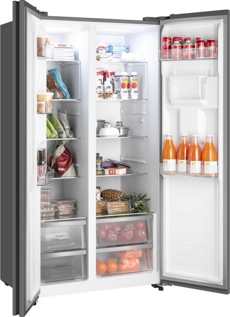 Отдельностоящий холодильник с инвертором и подачей воды Weissgauff WSBS 590 Inverter NoFrost Water Dispenser Grey (preview 6)