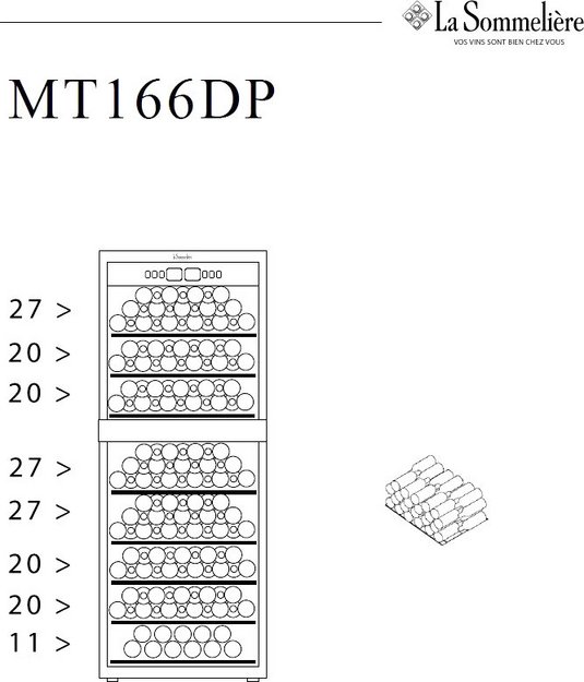 Винный шкаф La Sommeliere MT166DP (фото 7) Винный шкаф La Sommeliere MT166DP (preview 7)