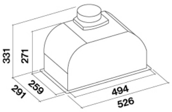 Встраиваемая вытяжка Falmec GRUPPO INCASSO PLUS 50 BK (фото 3) Встраиваемая вытяжка Falmec GRUPPO INCASSO PLUS 50 BK (preview 3)