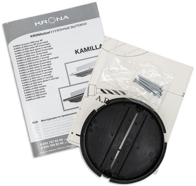 Вытяжка Krona KAMILLA 600 white (1 мотор) (фото 13) Вытяжка Krona KAMILLA 600 white (1 мотор) (preview 13)