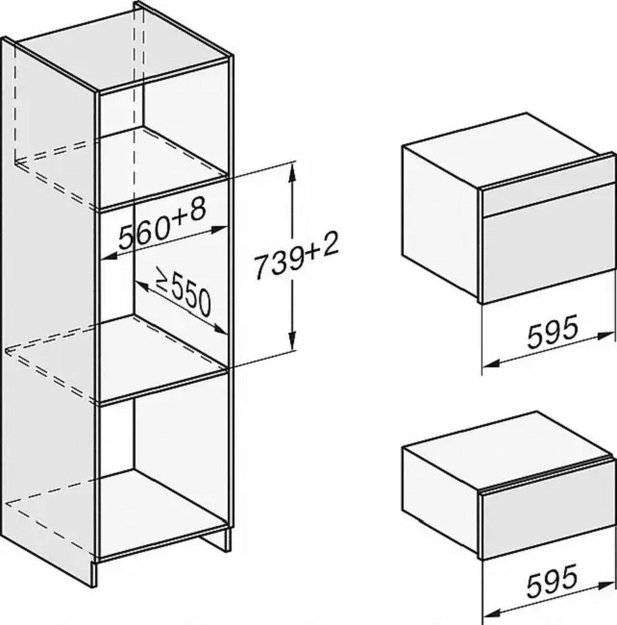 Встраиваемая комби-пароварка Miele DGC 7440 EDST/CLST с витрины новая (фото 6) Встраиваемая комби-пароварка Miele DGC 7440 EDST/CLST с витрины новая (preview 6)