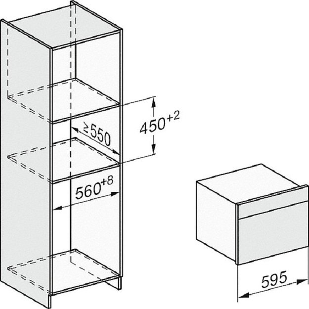 Встраиваемая комби-пароварка Miele DGC 7440 EDST/CLST с витрины новая (фото 5) Встраиваемая комби-пароварка Miele DGC 7440 EDST/CLST с витрины новая (preview 5)