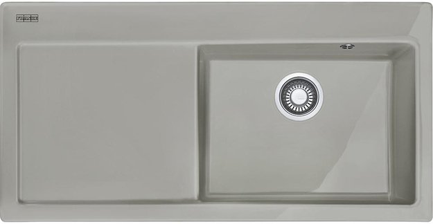 Мойка Franke Mythos MTK 611-100 чаша справа жемчужный серый (preview 1)