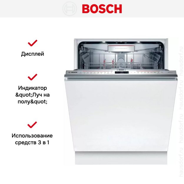 Встраиваемая посудомоечная машина BOSCH SMV8HCX10R (preview 10)