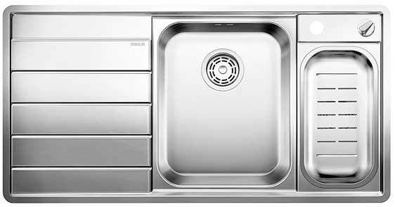 Мойка Blanco Axis 6 II S-IF Steamer Edition крыло слева нержавеющая сталь (фото 1) Мойка Blanco Axis 6 II S-IF Steamer Edition крыло слева нержавеющая сталь (preview 1)