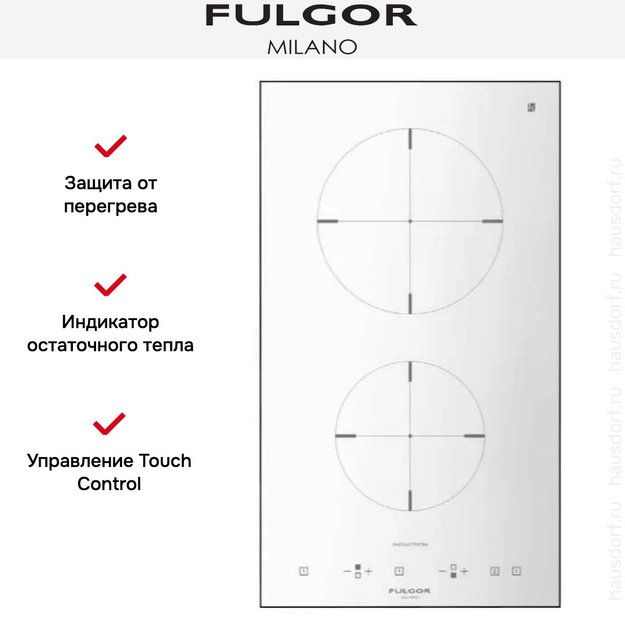 Комби-панель Fulgor Milano CH 302 ID WH (фото 3) Комби-панель Fulgor Milano CH 302 ID WH (preview 3)