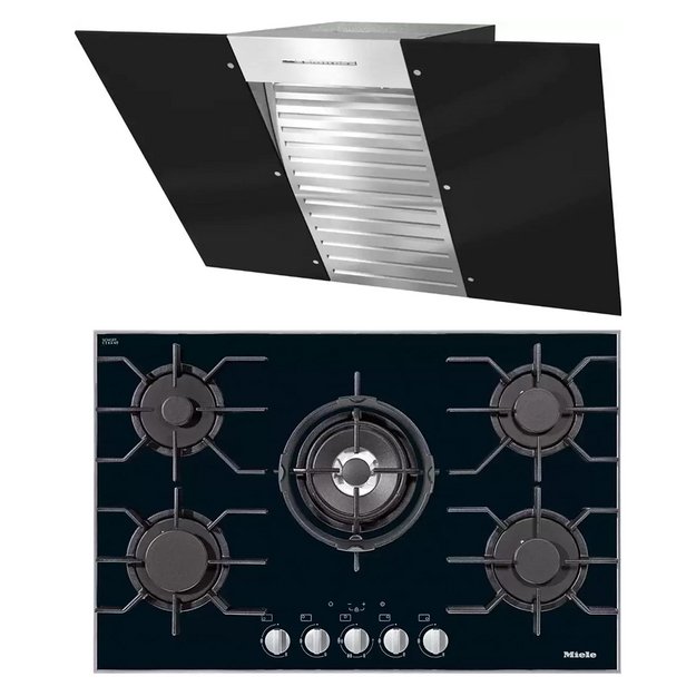 Miele (варочная панель KM 3034-1 + вытяжка DA 6096 W OBSW) (preview 1)