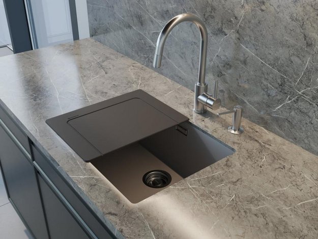 Разделочная доска Omoikiri CB-BASIC-370 GB (фото 2) Разделочная доска Omoikiri CB-BASIC-370 GB (preview 2)