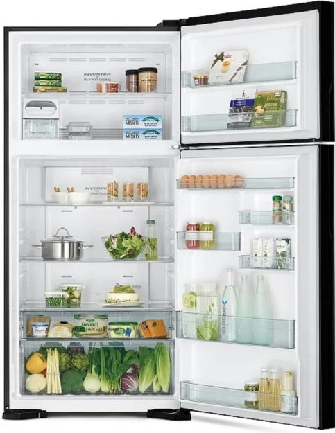 Холодильник Hitachi R-V662 PU7 BSL (фото 2) Холодильник Hitachi R-V662 PU7 BSL (preview 2)