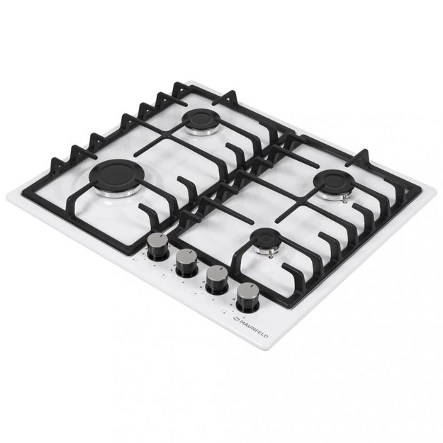 Газовая варочная панель MAUNFELD EGHE.64.3CW\G (фото 4) Газовая варочная панель MAUNFELD EGHE.64.3CW\G (preview 4)