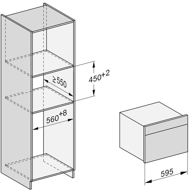 Встраиваемая пароварка Miele DGC 7845 HC Pro OBSW (фото 5) Встраиваемая пароварка Miele DGC 7845 HC Pro OBSW (preview 5)