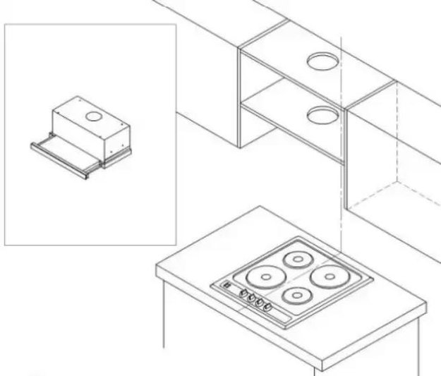 Встраиваемая кухонная вытяжка MAUNFELD VS Light Glass 60 белое стекло (фото 9) Встраиваемая кухонная вытяжка MAUNFELD VS Light Glass 60 белое стекло (preview 9)