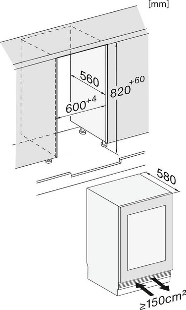 Встраиваемый винный шкаф Miele KWTUS 7054 F (preview 5)