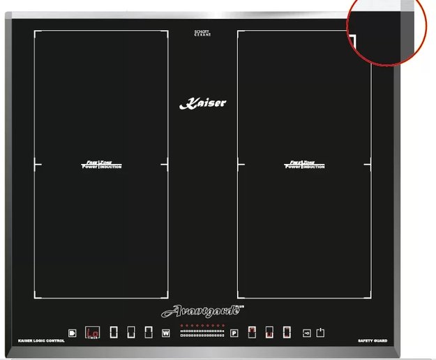 Независимая индукционная варочная панель Kaiser KCT 65 FI Avantgarde (фото 1) Независимая индукционная варочная панель Kaiser KCT 65 FI Avantgarde (preview 1)