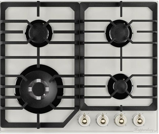 Газовая варочная панель Kuppersberg FG 601 W Silver (фото 1) Газовая варочная панель Kuppersberg FG 601 W Silver (preview 1)