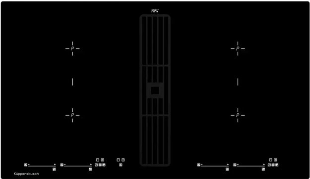 Индукционная варочная панель с вытяжкой Kuppersbusch KMI 9800.0 SR (фото 1) Индукционная варочная панель с вытяжкой Kuppersbusch KMI 9800.0 SR (preview 1)
