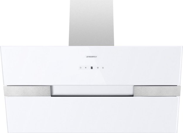 Кухонная вытяжка MAUNFELD Mersey 90 белый\вставка сатин (preview 1)
