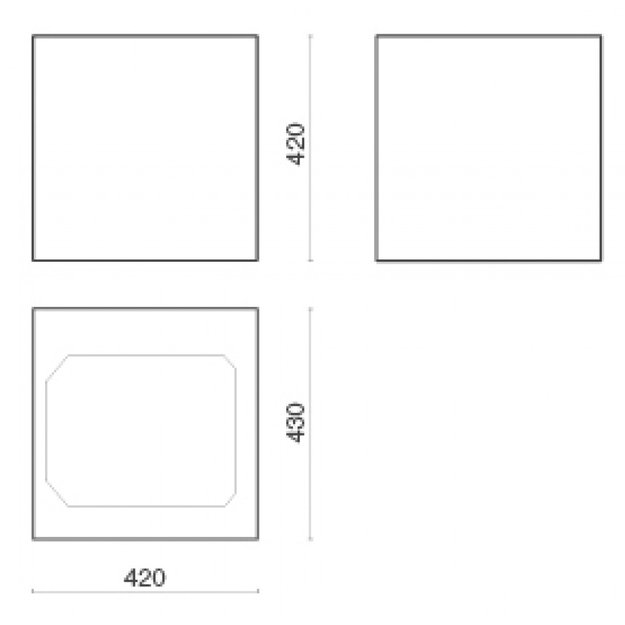 Вытяжка Falmec Rubik 43 (450) (с системой E.ion) ECP black (фото 3) Вытяжка Falmec Rubik 43 (450) (с системой E.ion) ECP black (preview 3)