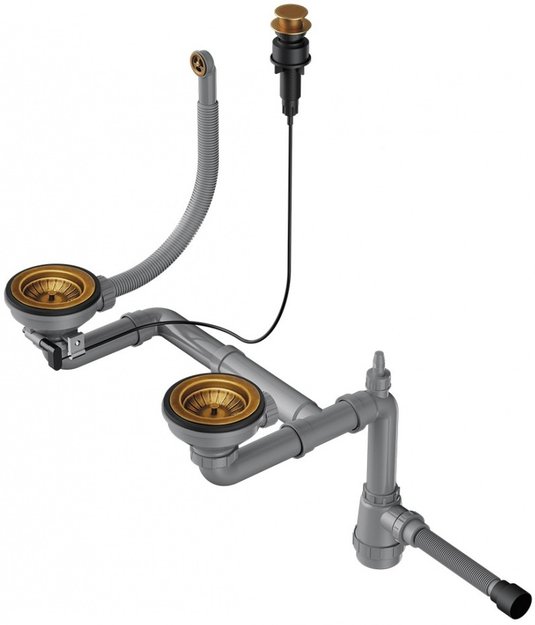 Арматура с клапаном-автоматом для полуторачашевых моек с круглым переливом Omoikiri WK-1.5-CL-R-A AB (фото 1) Арматура с клапаном-автоматом для полуторачашевых моек с круглым переливом Omoikiri WK-1.5-CL-R-A AB (preview 1)