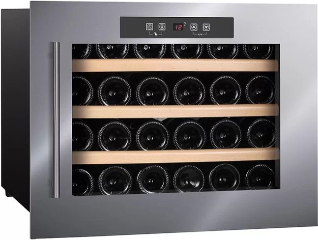 Винный шкаф Dunavox DX-24.56BSK (A) петли справа (фото 1) Винный шкаф Dunavox DX-24.56BSK (A) петли справа (preview 1)