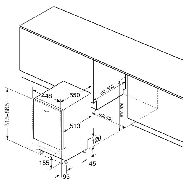 Встраиваемая посудомоечная машина KRONA WESPA 45 BI V2 (preview 19)