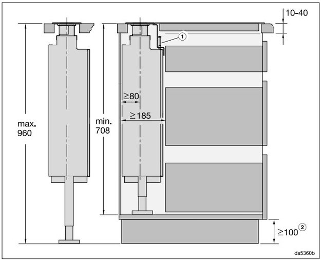 Встраиваемая в столешницу вытяжка Miele DAD 4841 Levantar (фото 7) Встраиваемая в столешницу вытяжка Miele DAD 4841 Levantar (preview 7)