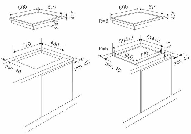 Варочная панель с вытяжкой Kuppersbusch KMI 8590.0 SR Stainless Steel (фото 8) Варочная панель с вытяжкой Kuppersbusch KMI 8590.0 SR Stainless Steel (preview 8)