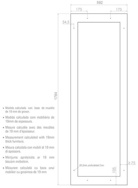 Встраиваемый винный шкаф Pando PVMAP 178-112 PAL (фото 4) Встраиваемый винный шкаф Pando PVMAP 178-112 PAL (preview 4)