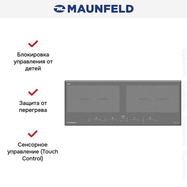 Индукционная варочная панель Maunfeld CVI904SFLLGR Inverter (preview 7)