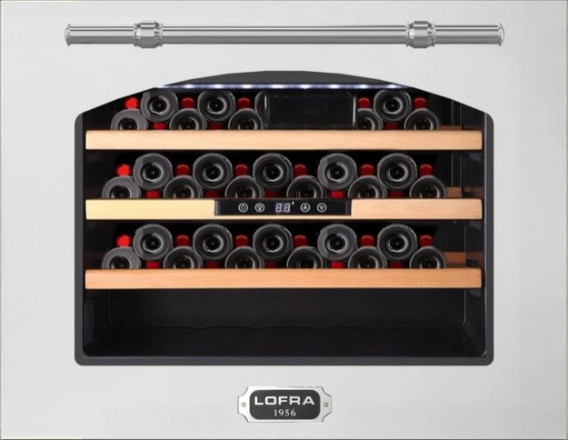 Встраиваемый винный шкаф Lofra ZBRS24M/R CANTINA 24 INOX CROMO (preview 1)