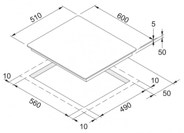 Независимая варочная панель Franke FHC 604 4C T BP (фото 3) Независимая варочная панель Franke FHC 604 4C T BP (preview 3)